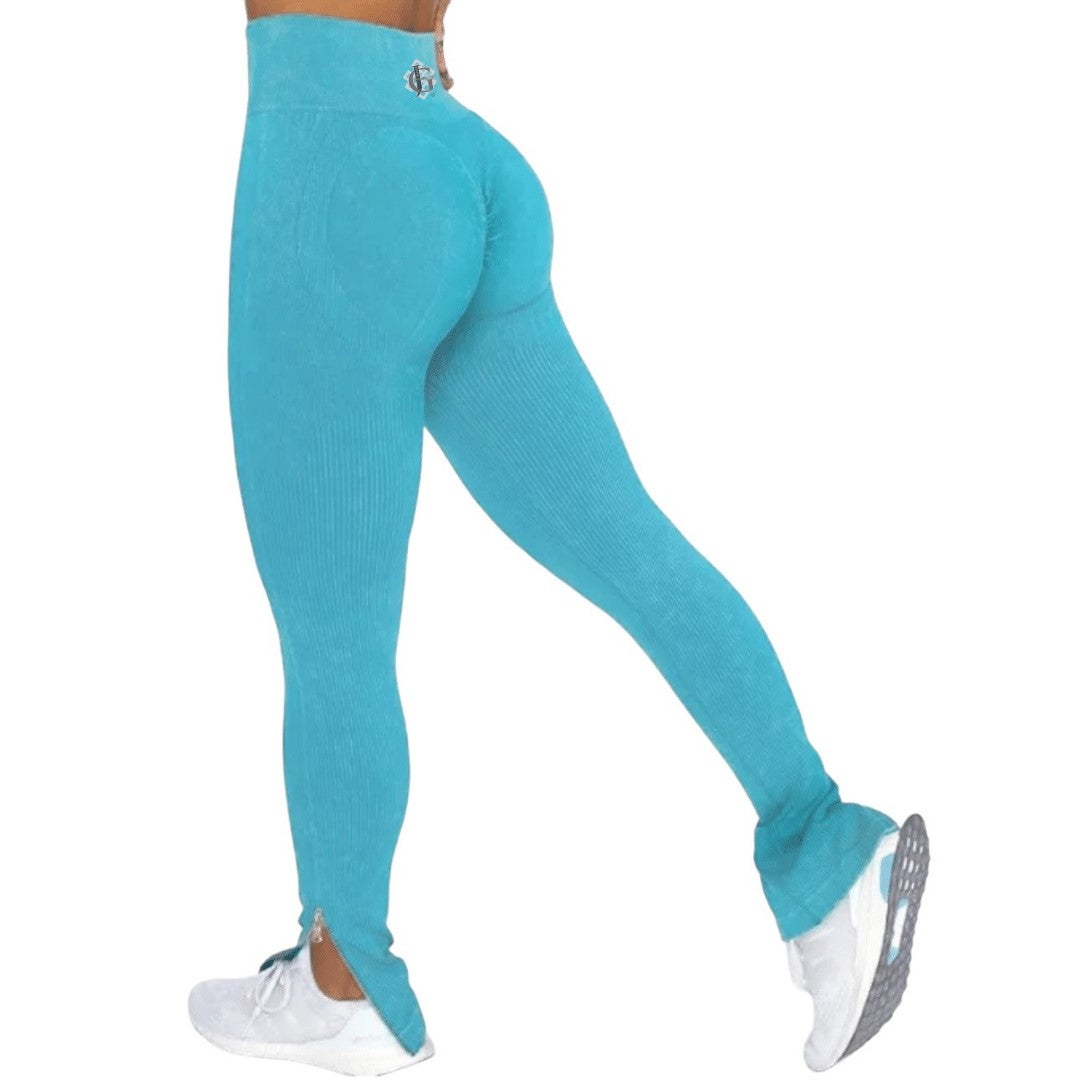 【新品】Nala レギンス　High waist half leggings Spalding Women's Activewear 28 inch Inseam Legging with